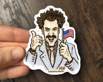 Borat 2020 Sticker - Weather Resistant Decal - FREE Shipping