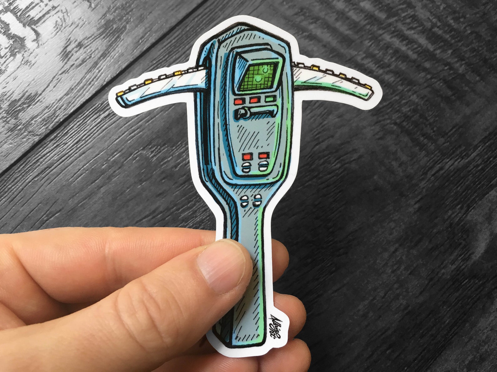 Ghostbuster PKE Meter Sticker Decal FREE US Shipping | Etsy