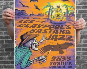 Les Claypool's B*stard Jazz - LTD Artist Proof & Variant Edition Show Poster