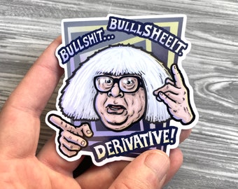 Ongo Gablogian: The Art Collector - Frank Reynolds Stickers & Magnets - Always Sunny Portrait Illustration