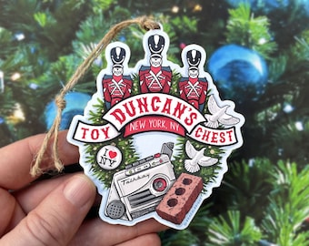 Duncan's Toy Chest Christmas Ornament - Home Alone 2 Tribute - Lost in New York Toy Store