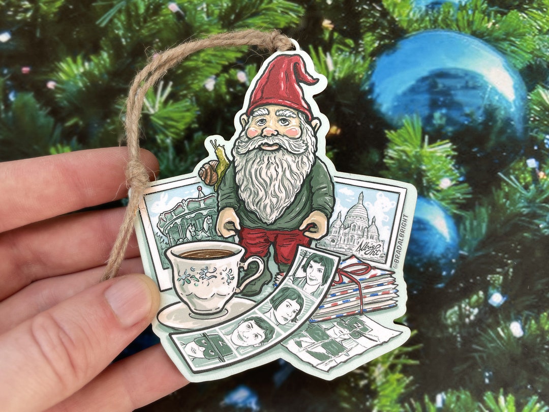 Amelie Traveling Gnome Ornament Le Fabuleux Destin D'amélie