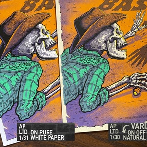 Les Claypool's Bstard Jazz LTD Artist Proof & Variant Edition Show Poster image 2