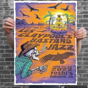 Les Claypool's Bstard Jazz LTD Artist Proof & Variant Edition Show Poster image 7