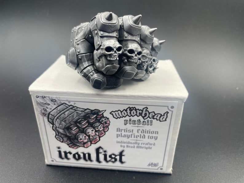 MH Pinball Iron Fist Artist Edition Playfield Toy image 2