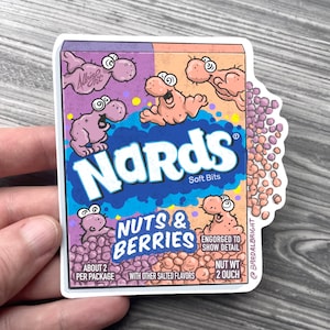 Nards Candy Sticker - Parody Product Packages - Waterproof Decals and Flexible Magnets