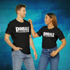 Pinball Chrome Balls From Hell Premium BellaCanvas Jersey Short Sleeve Tee Shirt image 4