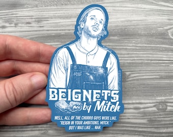 Beignets by Mitch - Magnets and Waterproof Sticker Decals