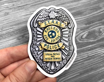 Raccoon City S.T.A.R.S. Police Badge - Resident Evil - Stickers & Magnets