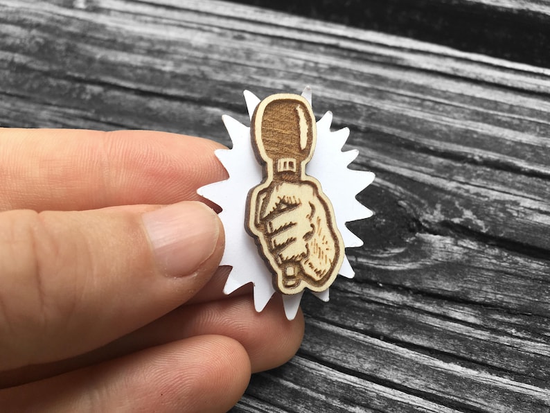 Mixnmatch Pin Pack 3for20 Engraved Solid Wood Lapel Pin Etsy