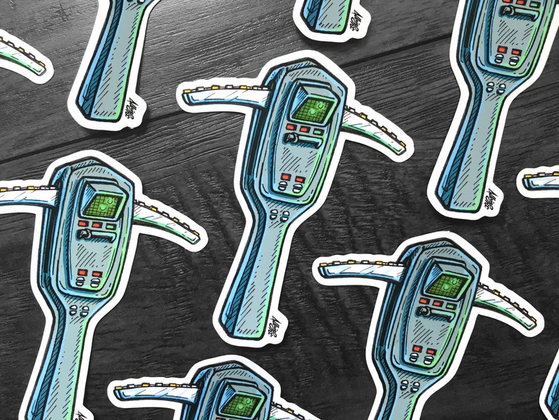 Ghostbuster PKE Meter Sticker Decal FREE US Shipping | Etsy