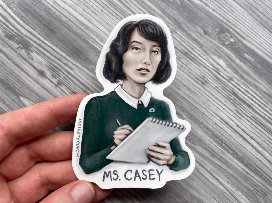 Ms Casey Severance Sticker Illustration Waterproof Decals &