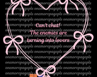 Salvaschermo Kindle / Meme di lettura da nemici ad amanti / Schermata di blocco Kindle a tema libri / Download digitale per lettori di romanzi rosa / Carino e alla moda / Booktok