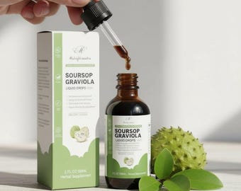 Organic Soursop Extract Drops | Graviola Botanical Liquid