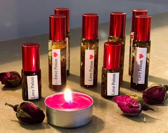 Love Potion Pheromone Oil – Attract Love, Romance – Natural Attraction Scent for Men and Women