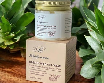 Krem z dzikiego pochrzynu – naturalne wsparcie równowagi hormonalnej | Menopauza, PMS i komfort cyklu | MIDNIGHT MANTRA