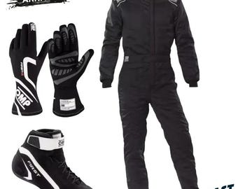 OMP Style Go Kart Racing Suit With Balaclava High Performance Karting Gear