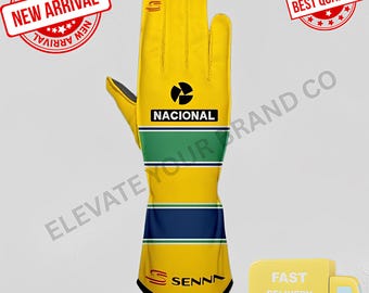 F1 Style Pro Grip Kart Handschuhe | Go Kart Racing Handschuhe | High Grip Motorsport Fahrhandschuhe