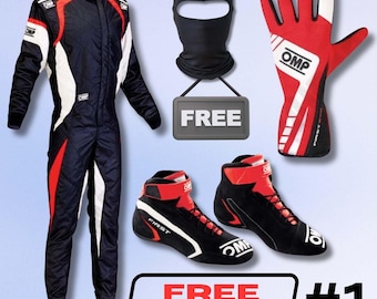 Kit completo da gara di go-kart personalizzato / Abbigliamento da karting con stampa digitale / Passamontagna incluso