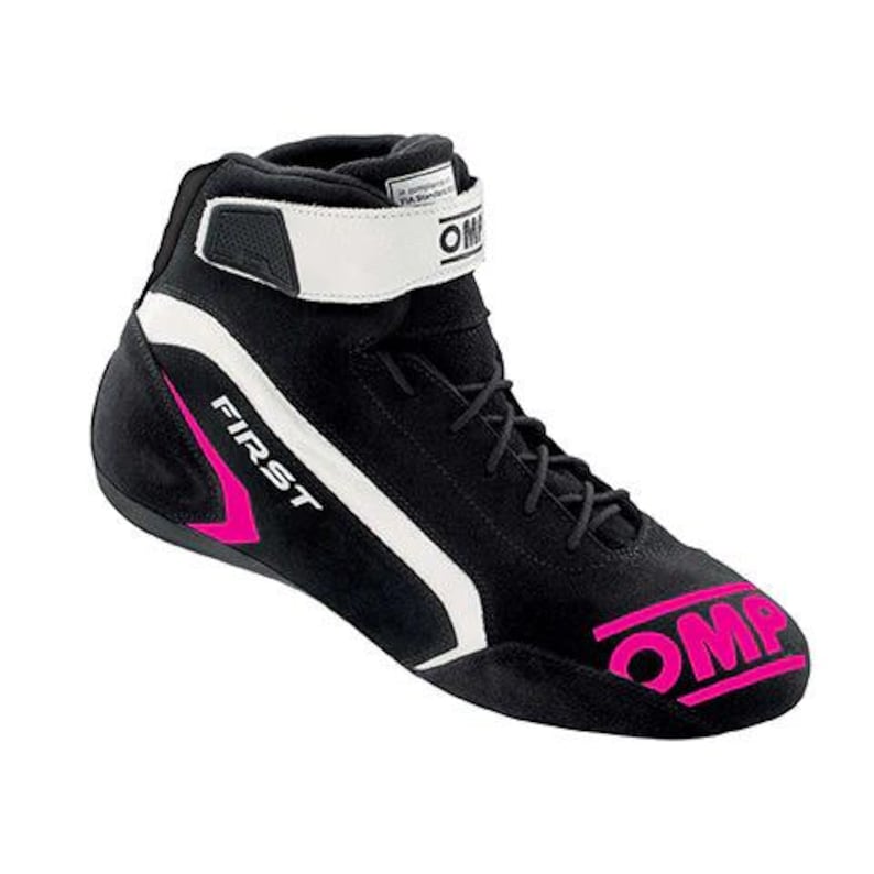 New OMP Rally Racing Shoes All Colour | All Sizes Black - Fucsia
