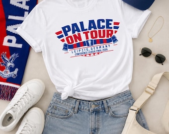 Crystal Palace Conference League Final 2026 Shirt, Palace On Tour Leipzig Germany Tee, CPFC Fan Football Final T-Shirt