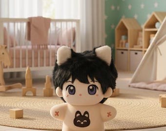 Handmade Anime Plush Toy | Soft Cotton Stuffed Animal | Pluffy Small Decoratif Plush