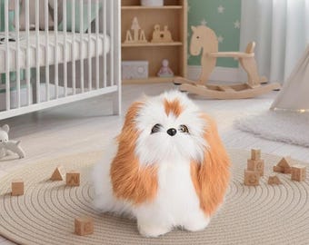 Peluche cucciolo soffice – Morbido cane di peluche da coccolare