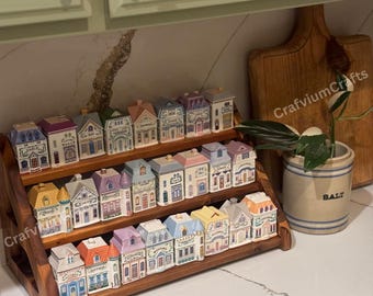 Wooden Spice Rack, Spice Rack Organizer, 3 Tier Spice Rack, Countertop Spice Rack, Spice Jar Shelf,  Pantry Organization, Kitchen Organizer