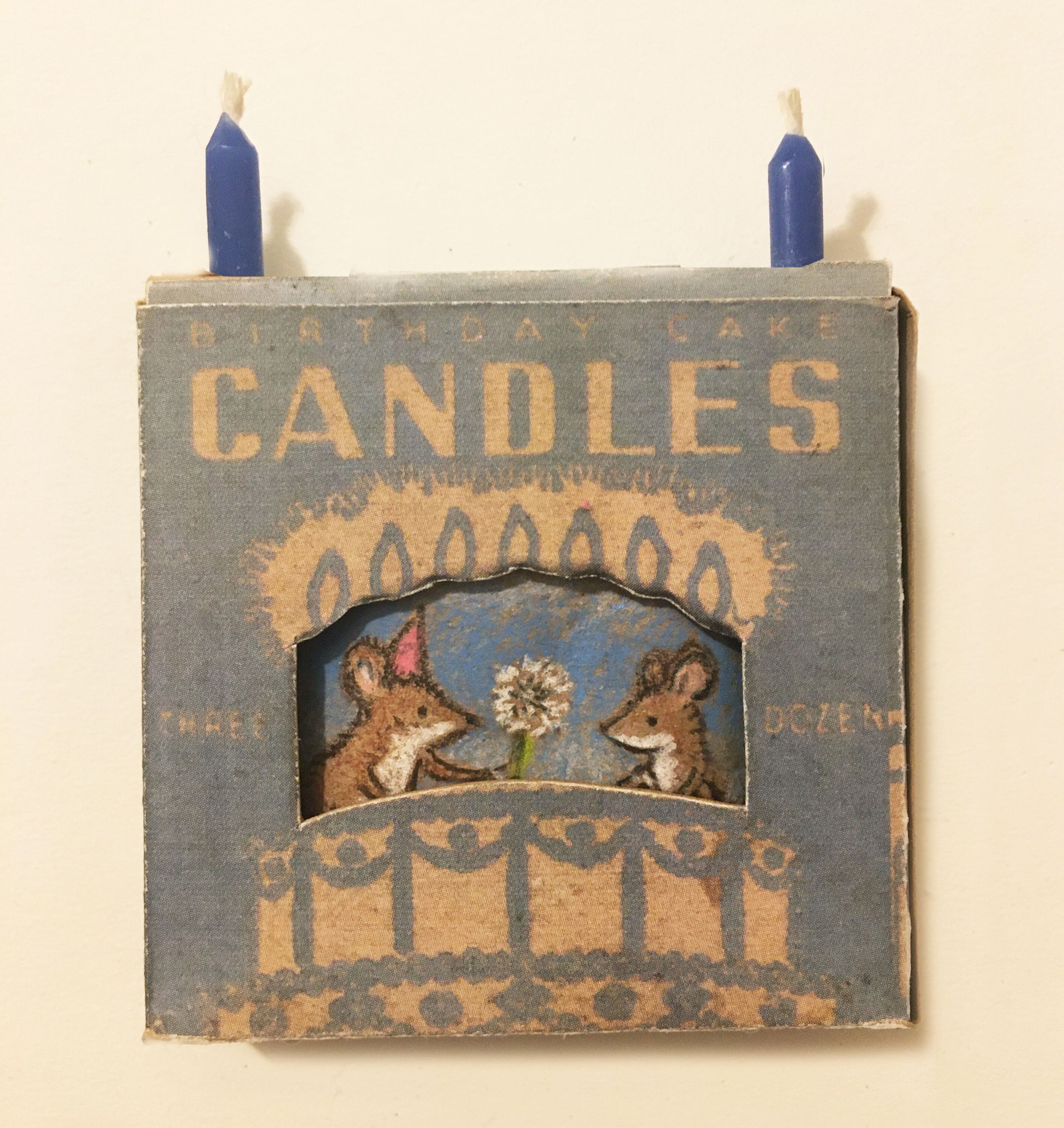 Printable Vintage Birthday Candle Box Theater Instant Digital Download ...
