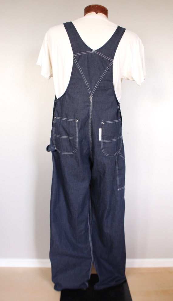 70's SEARS Denim Overalls Work Pants 34 x 34 NOS - image 6