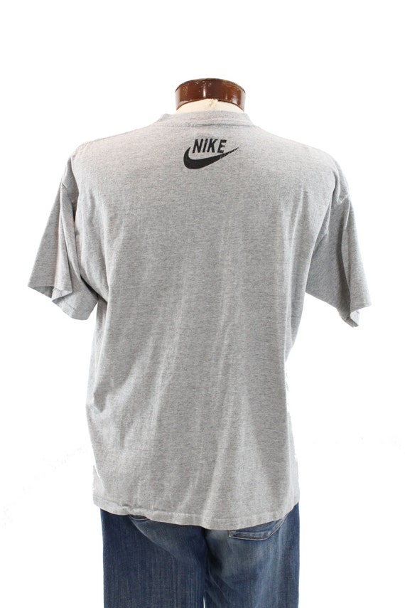 Vintage 80's 90's NIKE T Shirt Screen Tee 1980's … - image 4