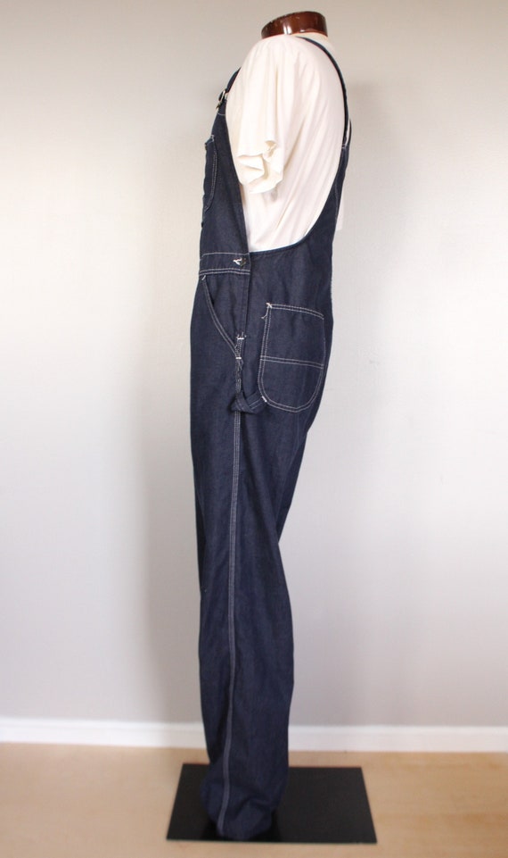 70's SEARS Denim Overalls Work Pants 34 x 34 NOS - image 5