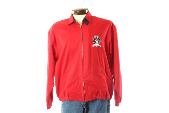 90's Looney Tunes Jacket Red Cotton Vintage 1990'… - image 1