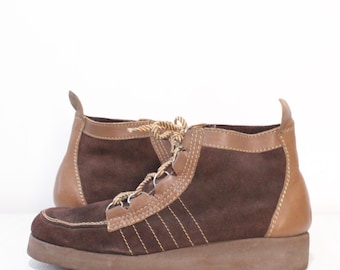 70's Chukka Suede Boots 10 1/2