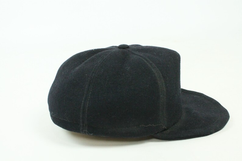 80s LL Bean Wool Hat Navy Blue Cap Vintage 1980s Made in Italy Etsy