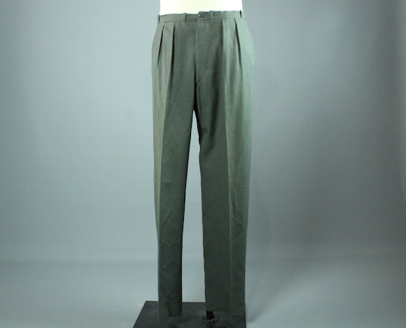 40's Made in England Pleated Trousers Vintage 1940