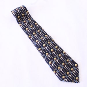 Vintage 90&#39;s Christian Dior Cravate Silk Necktie 1990&#39;s