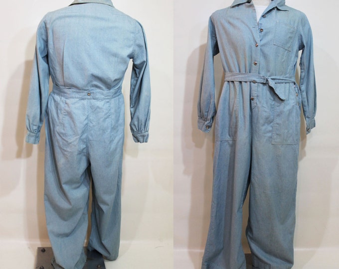 40s Coveralls Chambray Union Suit Pants Overalls Denim Mens - Etsy