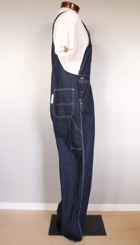 70's SEARS Denim Overalls Work Pants 34 x 34 NOS - image 9