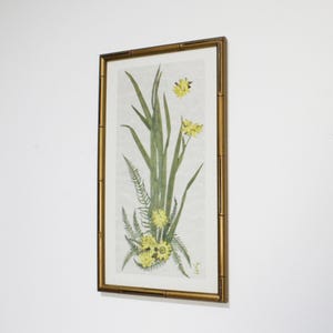 70年代の花柄壁掛け