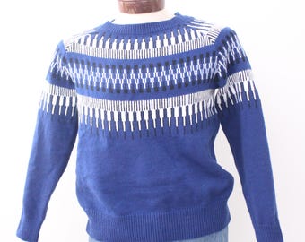 ヴィンテージ 1970年代 セーター スキー 冬 アクリル *JCPENNEY