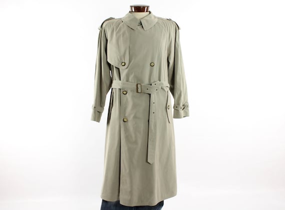 hugo boss trench coat mens