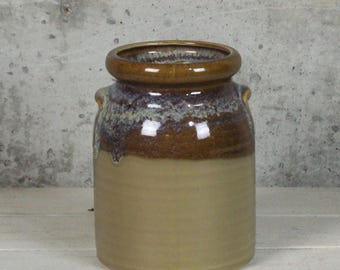 Soporte para utensilios de cerámica de los años 80: tarro de miel.
