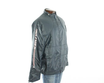 Giacca impermeabile vintage TOMMY HILFIGER anni '90, taglia L