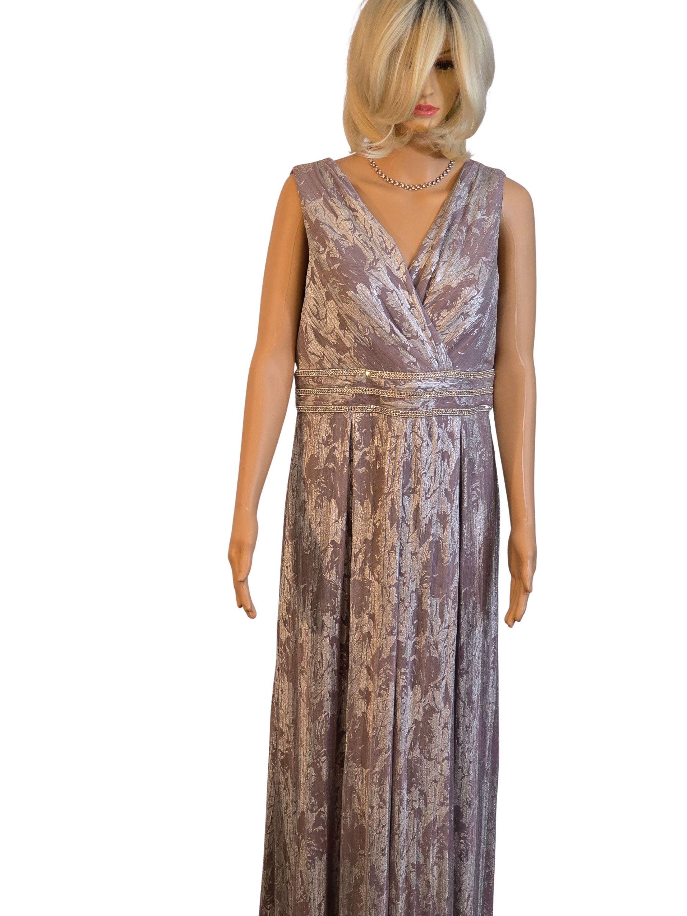 Metallic Bridesmaid Dress - Etsy