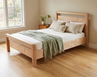 Estructura de cama moderna estilo granja para armar tú mismo / Plano de carpintería para principiantes - Descarga digital