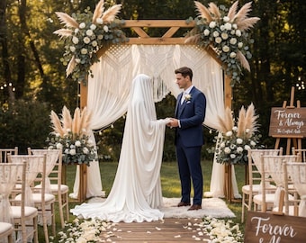 Wedding Arch Build Plan | DIY Rustic Events Backdrop Woodworking PDF