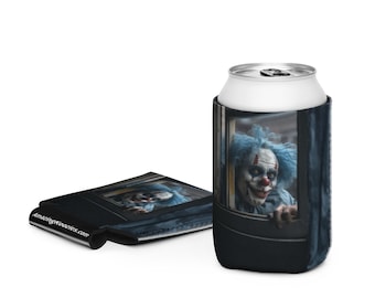 Window Stare Harlequin Can Cooler