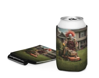 Yardwork Grin Clown Can Cooler