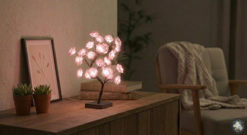 La lámpara del rosal encantado